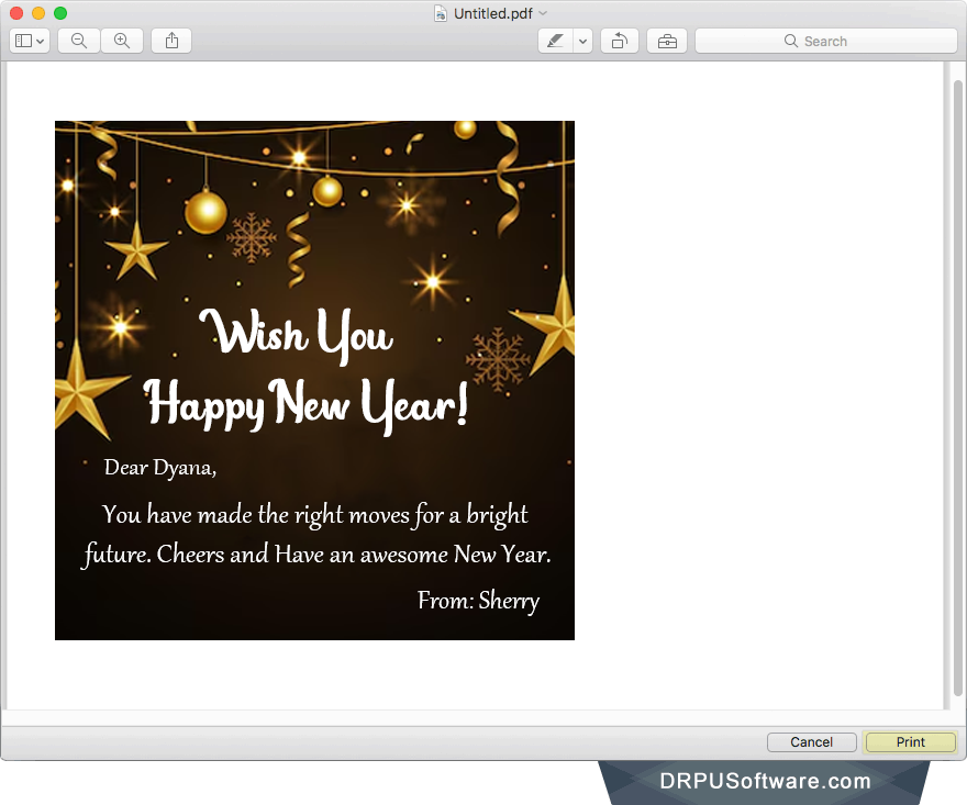 Festivals Greeting Cards Print Preview