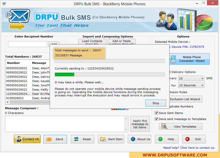 drpu bulk sms professional 8.2.1.0