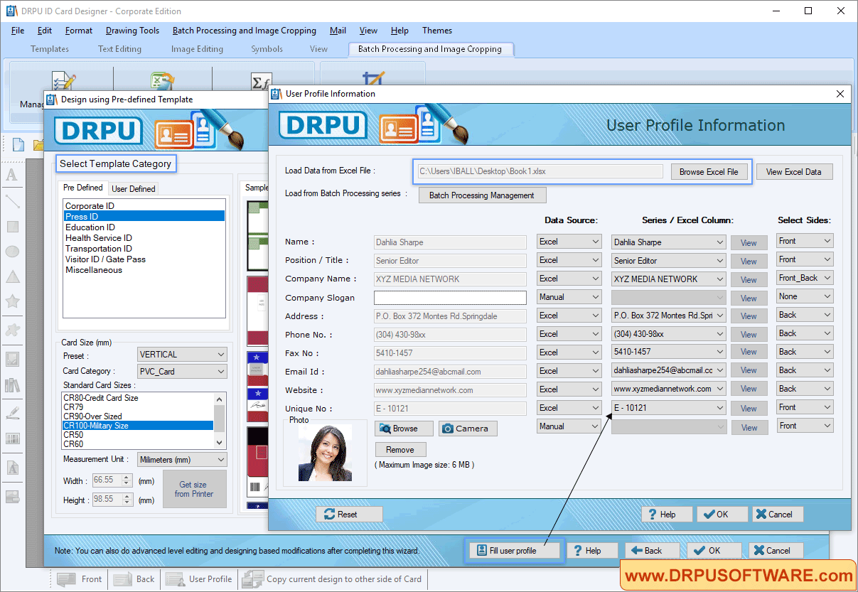 drpu business card maker software free download